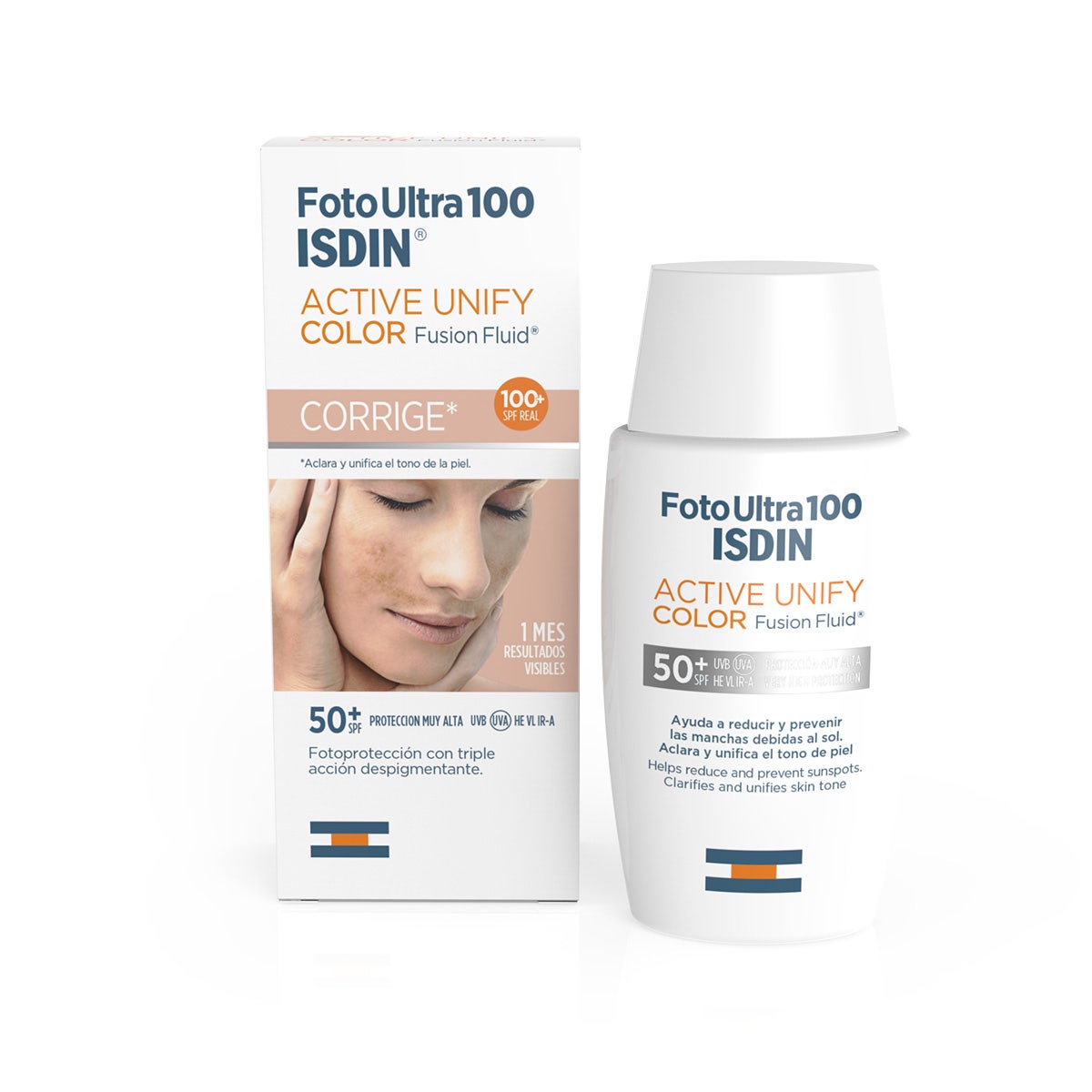 FotoUltra Isdin Crema Active Unify Color Fusion Fluid SPF 100+ 50ml