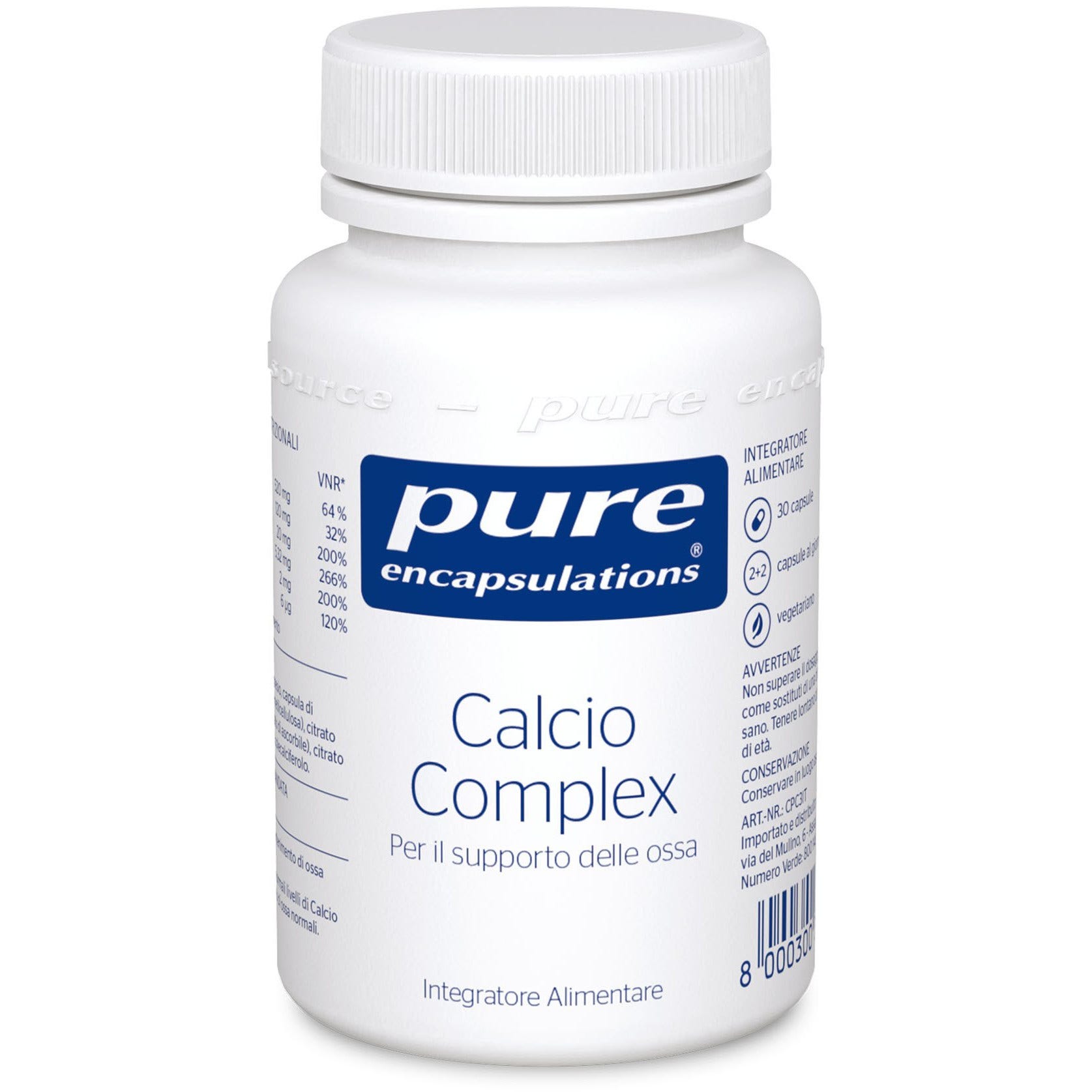 Pure Encapsulations Calcio Complex 30 Capsule