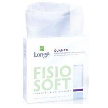 Longè Fisio Soft Guanto Dermocosmetico Microfibra 1 Pezzo 14x21cm