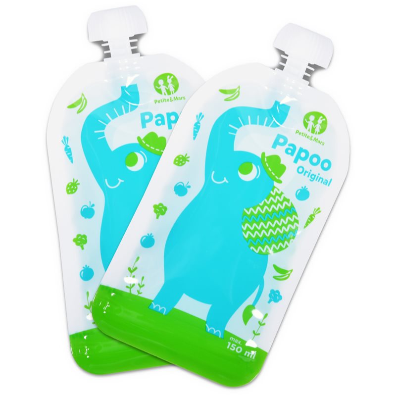 Petite&Mars Papoo Saszetki Na Pokarm Elephant 6X150 Ml