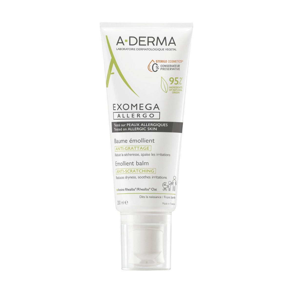 A-Derma Exomega Allergo Balsamo Emolliente 200ml