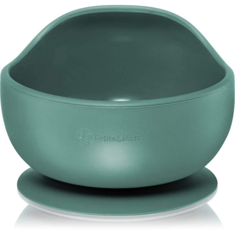 Petite&Mars Take&Match Silicone Bowl Miska Z Przyssawką Misty Green 6 M+ 360 Ml