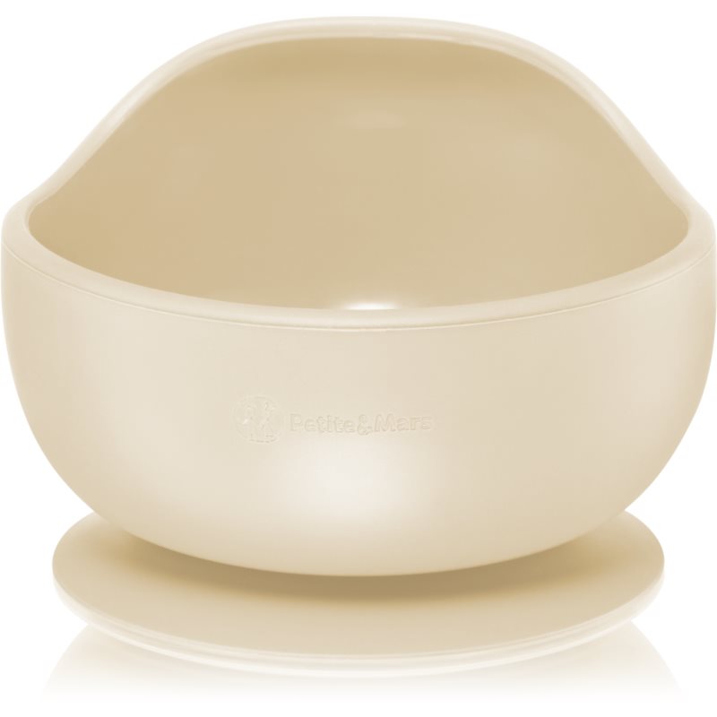 Petite&Mars Take&Match Silicone Bowl Miska Z Przyssawką Desert Sand 6 M+ 360 Ml