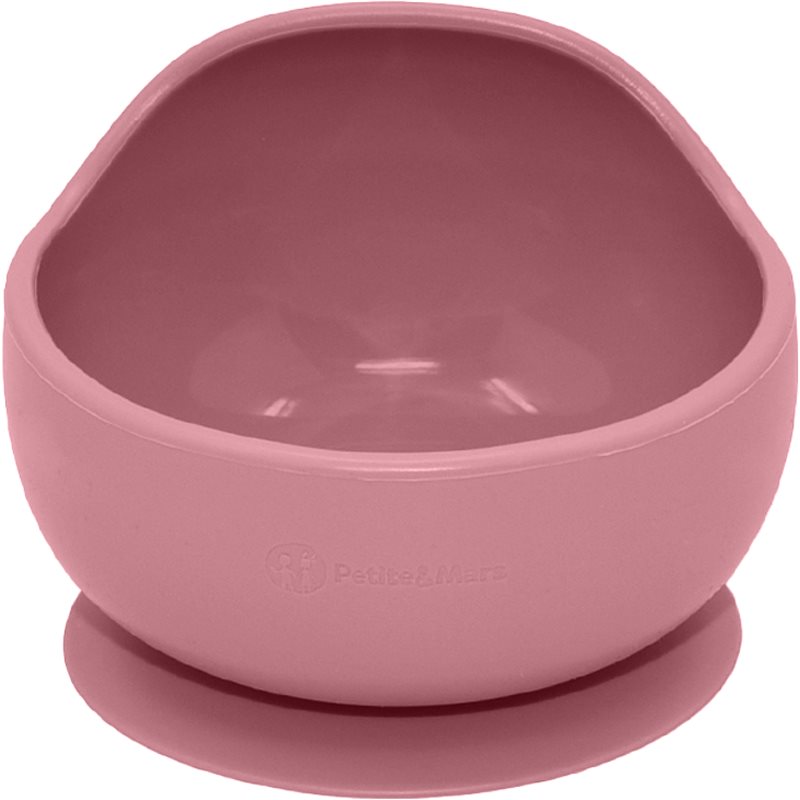 Petite&Mars Take&Match Silicone Bowl Miska Z Przyssawką Dusty Rose 6 M+ 360 Ml