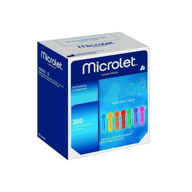 Lancette Pungidito Per Apparecchio Microlet Lancets 200 Pezzi