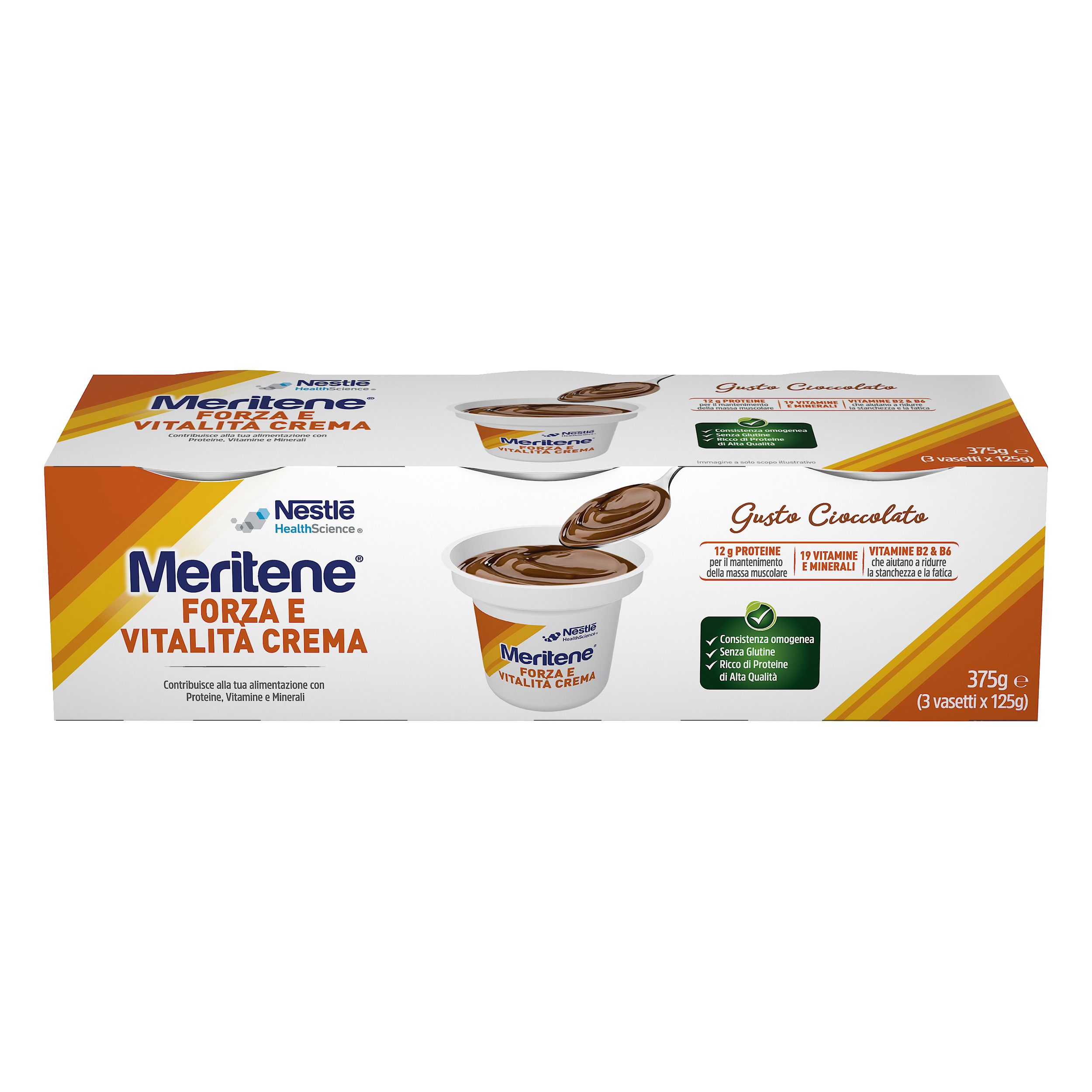 Meritene Crema Cioccolato 3x125g