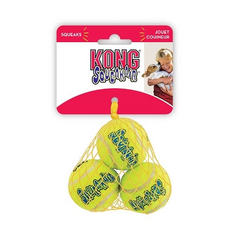 Kong Squekair Tennis Balls Taglia S Gioco Per Cani 3 Palline