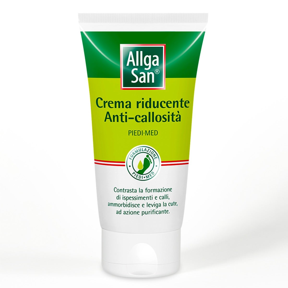 AllgaSan Crema Riducente Anti-Callosità Per Calli Duroni E Piedi Secchi 75ml