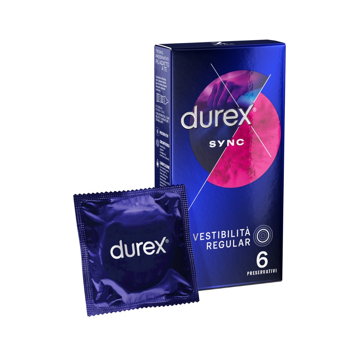 Durex Sync Profilattici 6 Pezzi