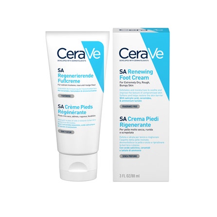 CeraVe Crema Piedi Rigenerante Pelle Molto Secca E Danneggiata Con Acido Salicilico 88 ml