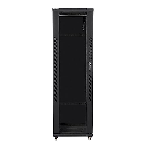 Lanberg Armario Rack Ff01-6642-12B Negro 19'/48.26Cm 42U Ip20 600X600X2055Mm Hasta 800Kg De Carga Accesorios Montaje