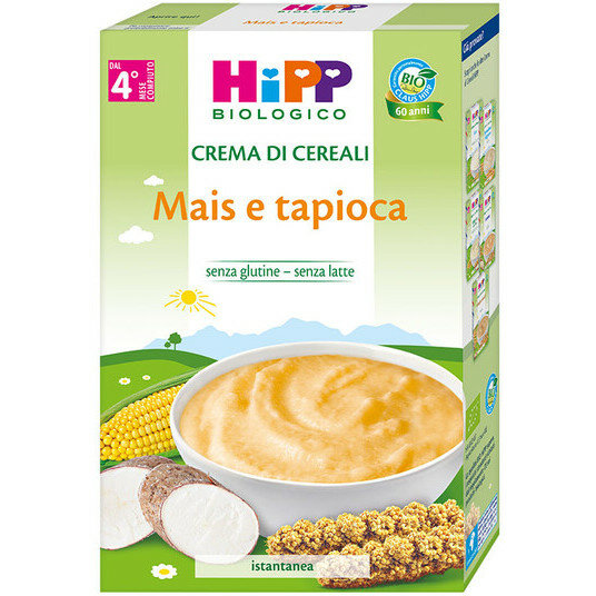 Hipp Bio Crema di Cereali Mais e Tapioca 4mesi+ 200g