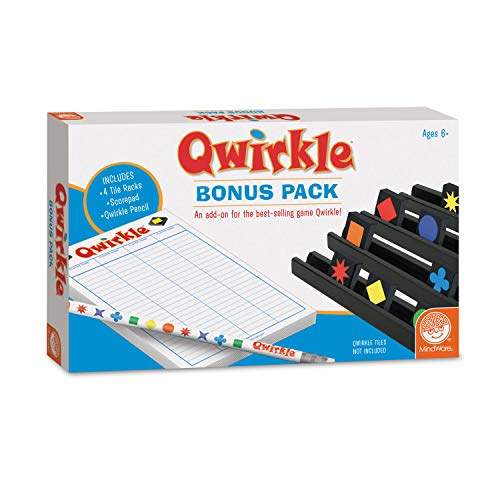 Mindware , Qwirkle Bonus Pack, Board Game, Ages 8+, 2-4 Players