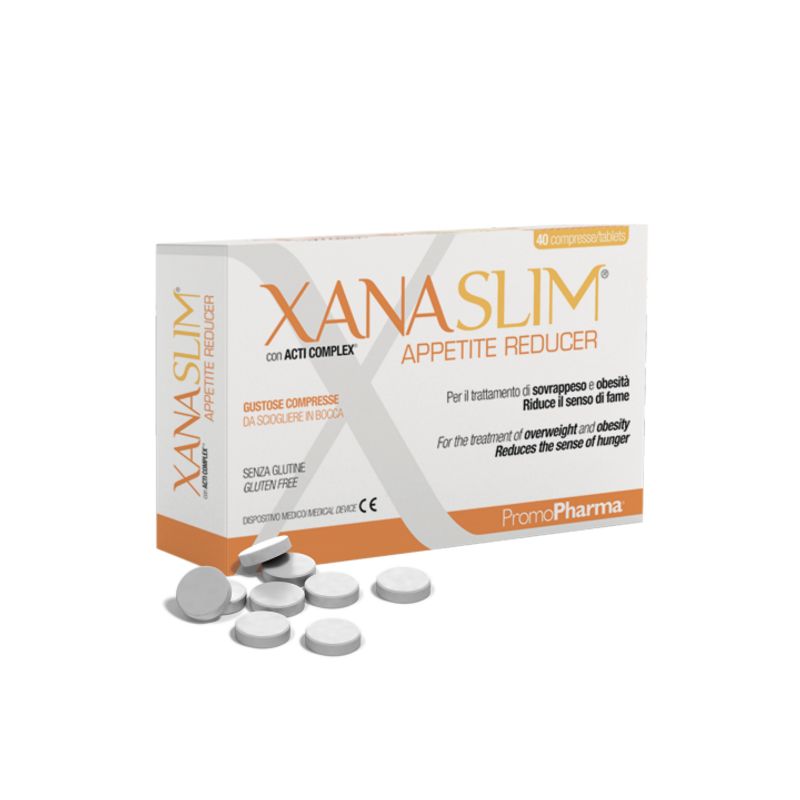 Xanaslim Appetite Reducer riduce il senso di fame 40 pastiglie