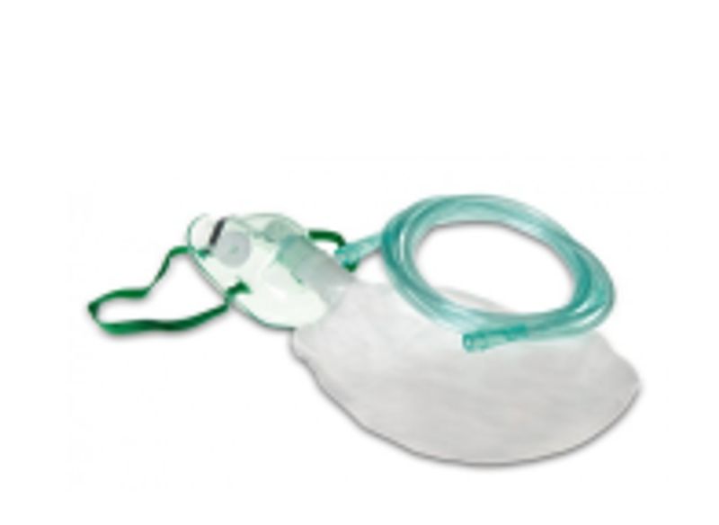 Maschera per ossigenoterapia con tubo da 200cm