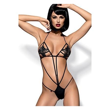 Obsessive Body Luiza Noir Unique, convient su Small au Medium-Large