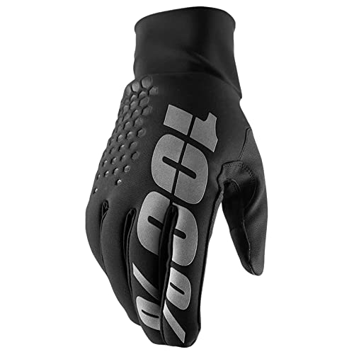 100% Guantes Hydromatic Brisker Gloves Black-S, Guanti Unisex-Adulto, Nero (Negro), S