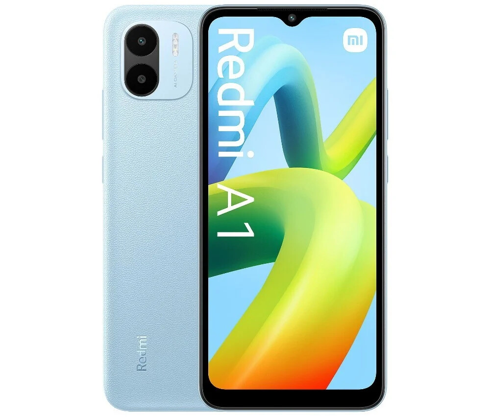 Aglow.it Xiaomi Redmi A1 Go Edition 2+32GB Light Blue, Doppia SIM 6.52" Android