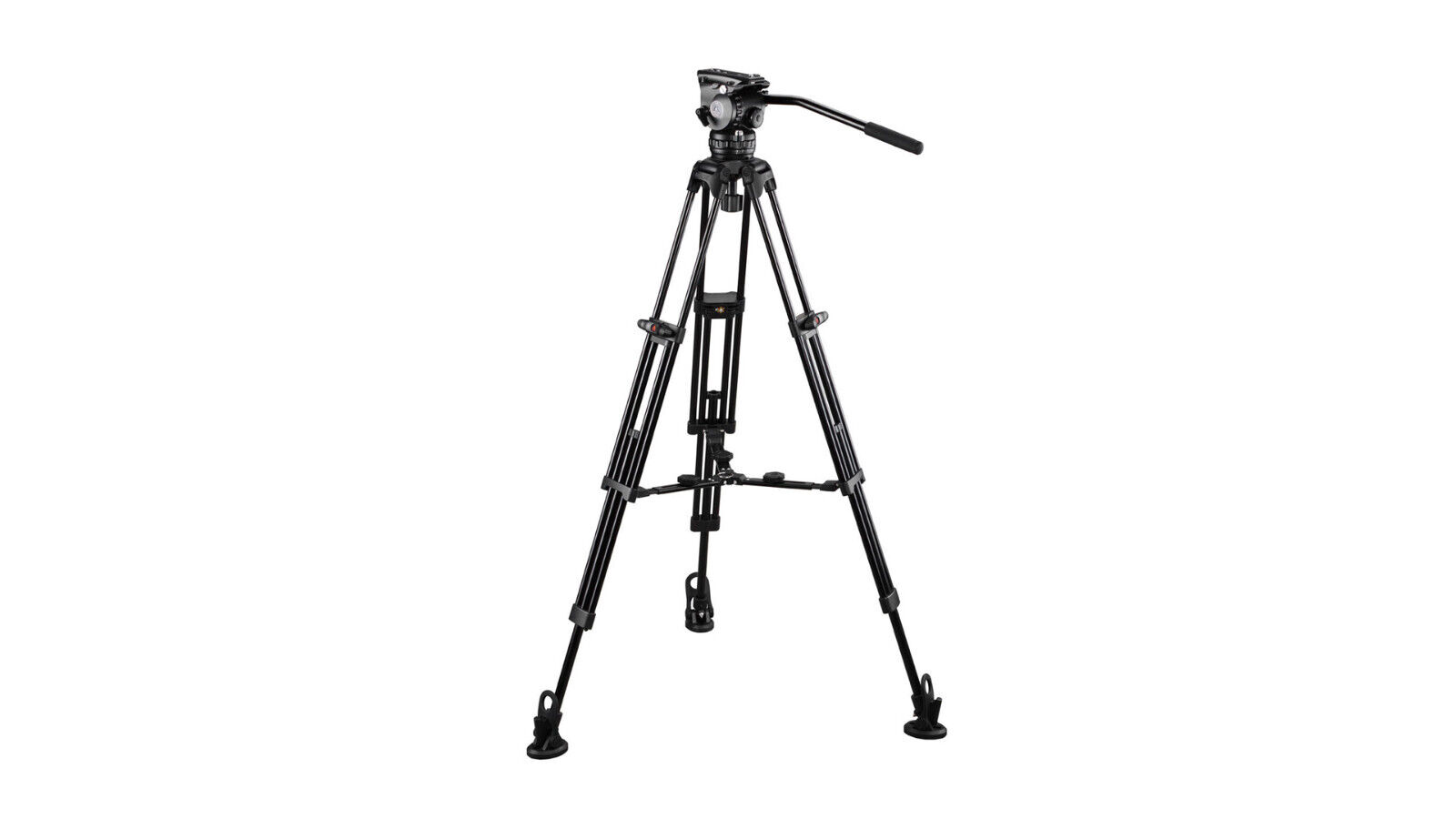 Cavalletto video E-image EG10A2L kit con testa fluida