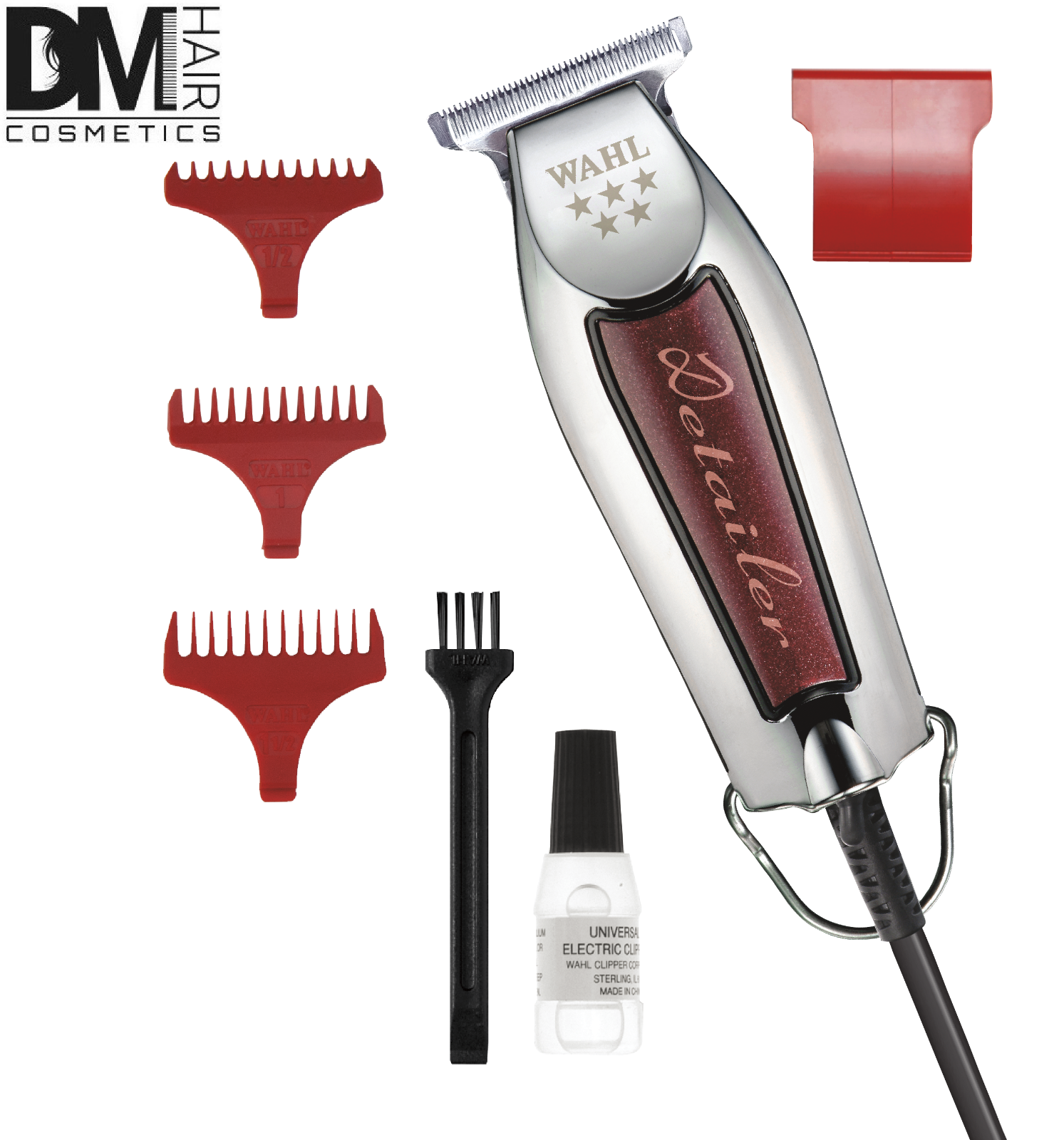 WAHL DETAILER T-WIDE TRIMMER TOSATRICE TAGLIACAPELLI  + GARANZIA EU UK PLUG