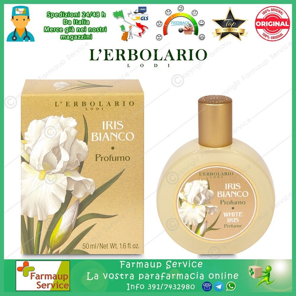 L' Erbolario Iris Bianco Profumo 50 ml
