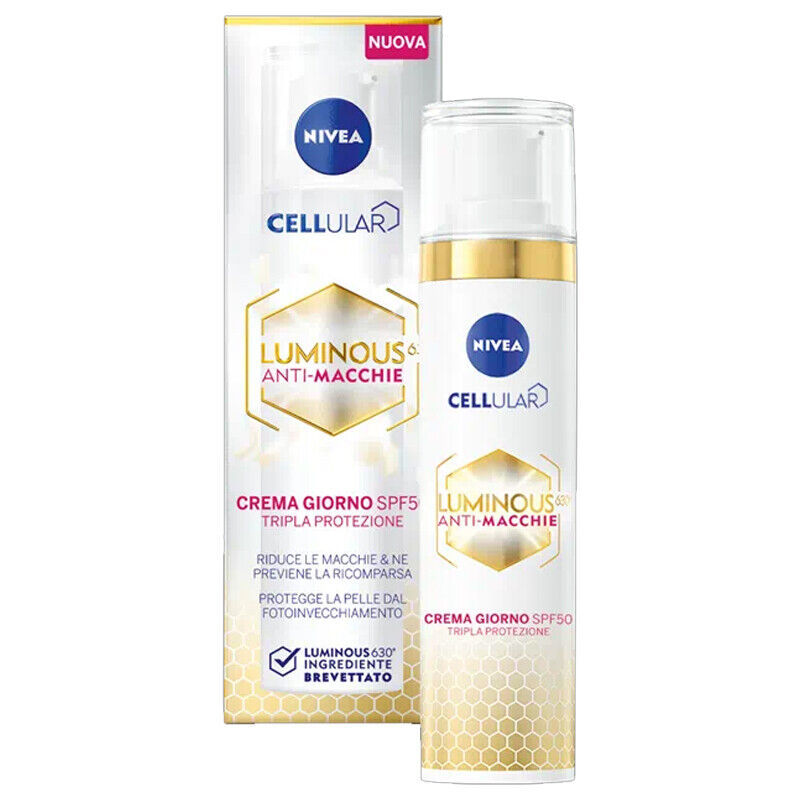 NIVEA Cellular LUMINOUS 630 Anti-macchie CREMA GIORNO 40ml NUOVO
