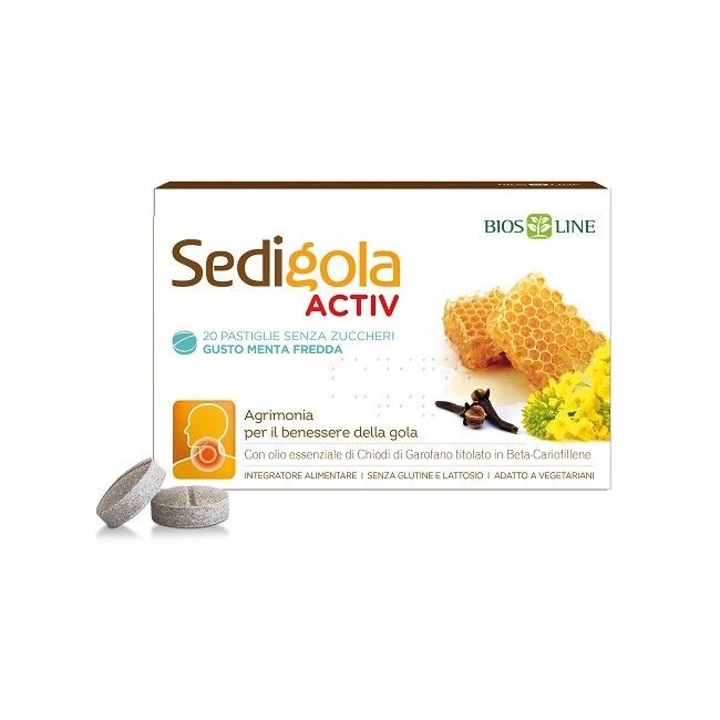 Apix Sedigola Activ Caramelle Gusto Menta Fredda 20 Pastiglie