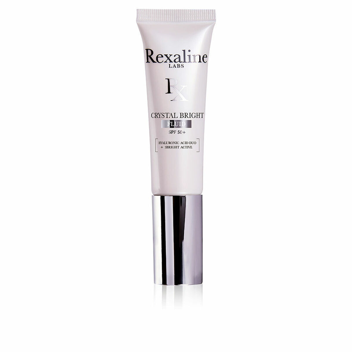 Fluido Idratante e Opacizzante Rexaline Crystal Bright Spf 50 Acido Ialuronic