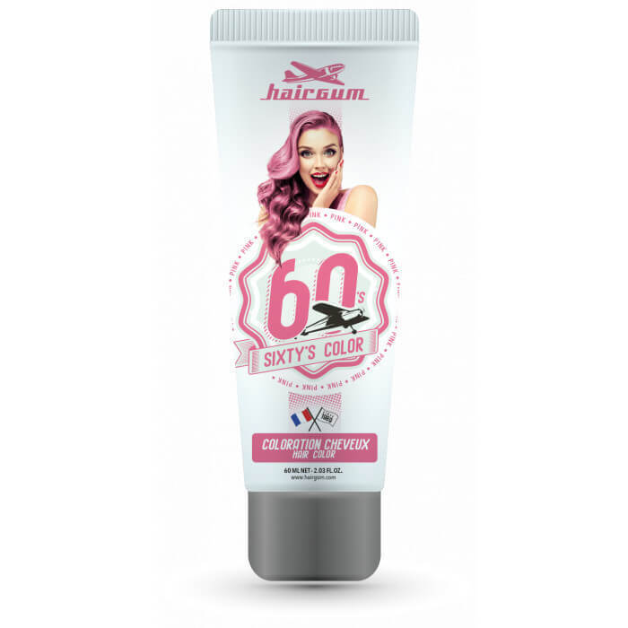 Crema colorante Sixty's Color - Rosa HAIRGUM 60ML