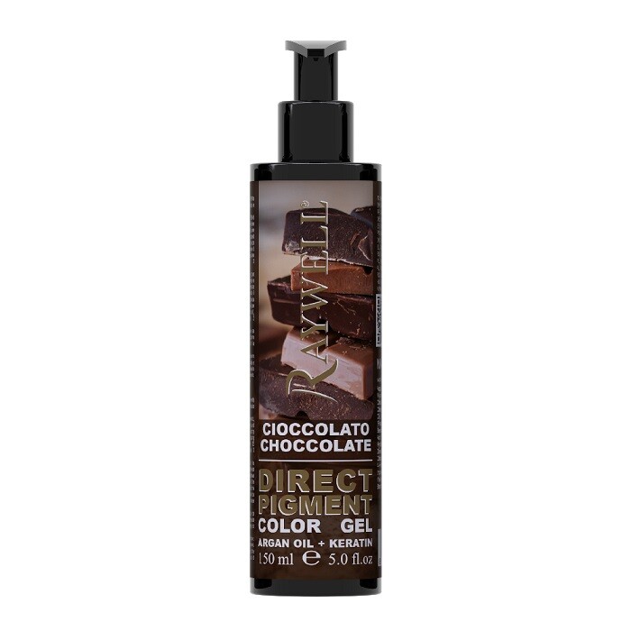 RAYWELL DIRECT PIGMENT COLOR GEL - CIOCCOLATO - OLIO ARGAN+KERATINA - 150ML