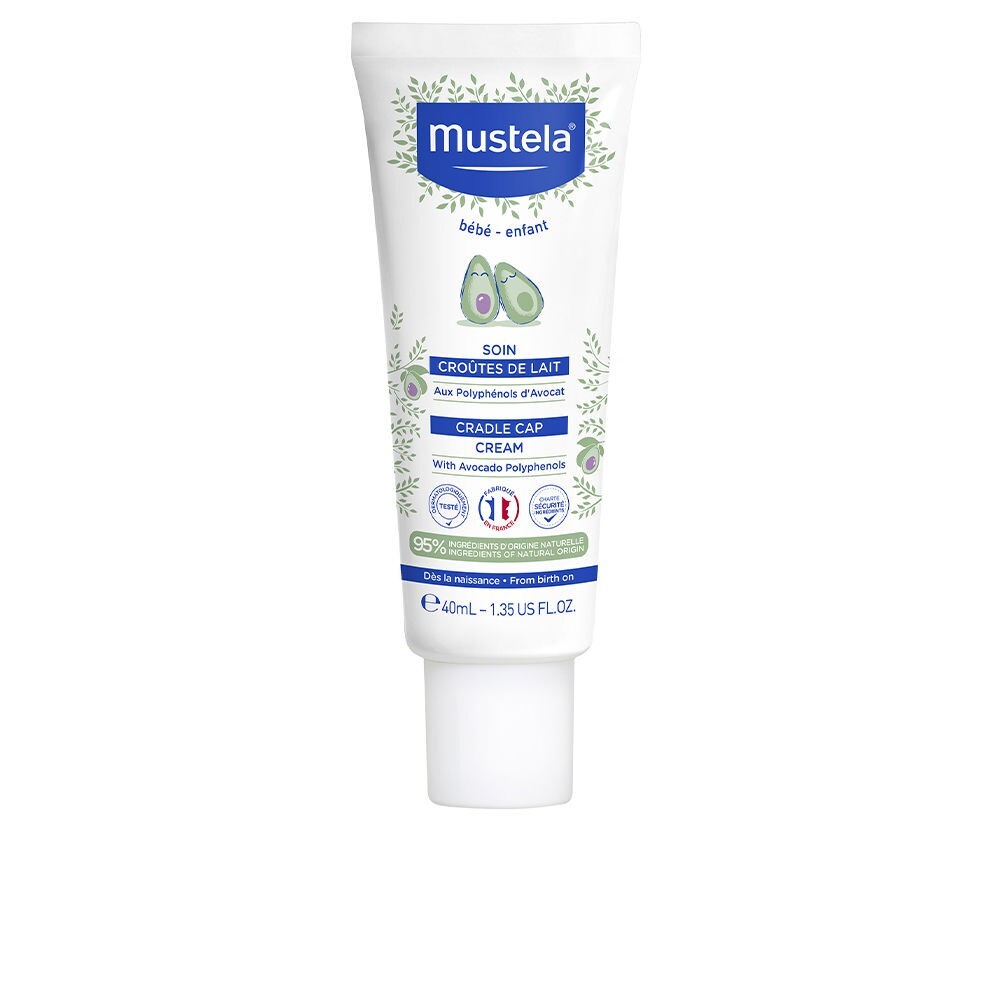 Mustela Bébé Crema per Crosta Lattea, Previene la Formazione di Squame sul Cuoio