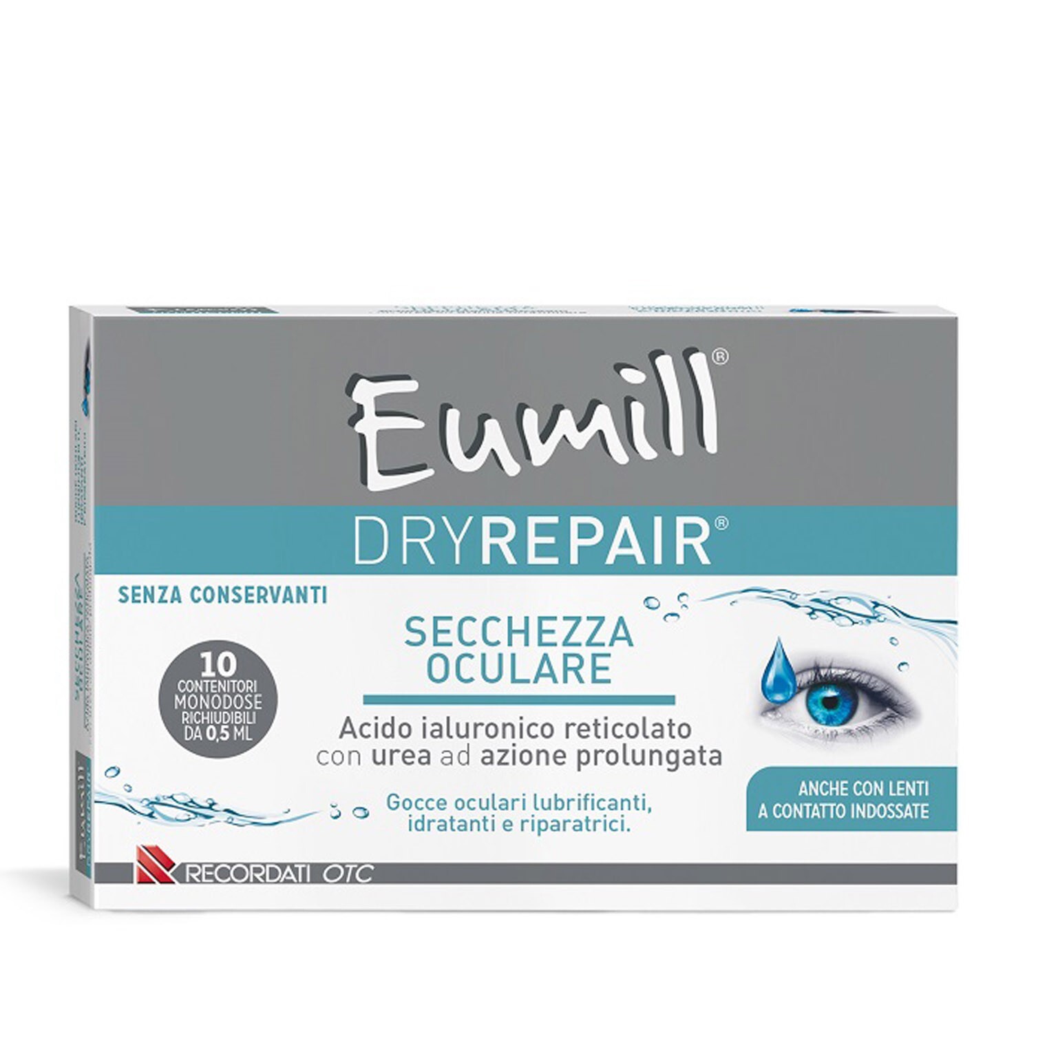 EUMILL DryRepair Gocce Oculari 10 monodose da 5 ml