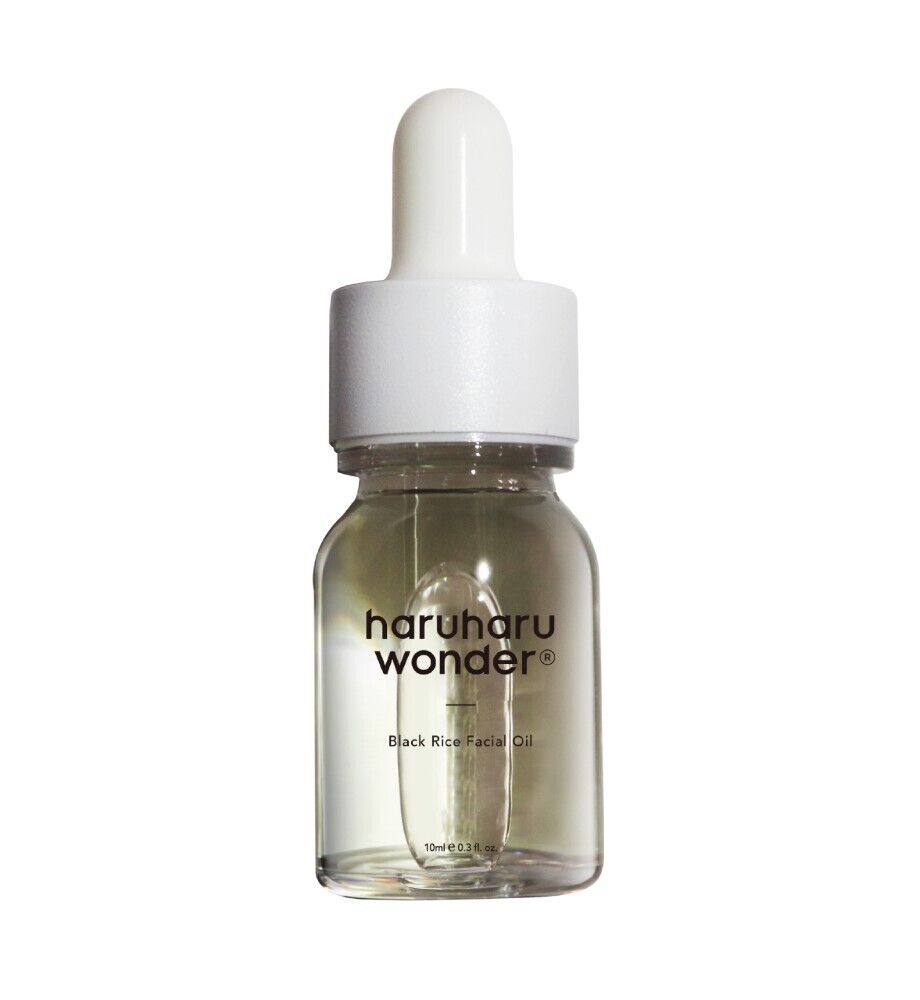 HaruHaru Olio idratante per il viso di riso nero, 10ml