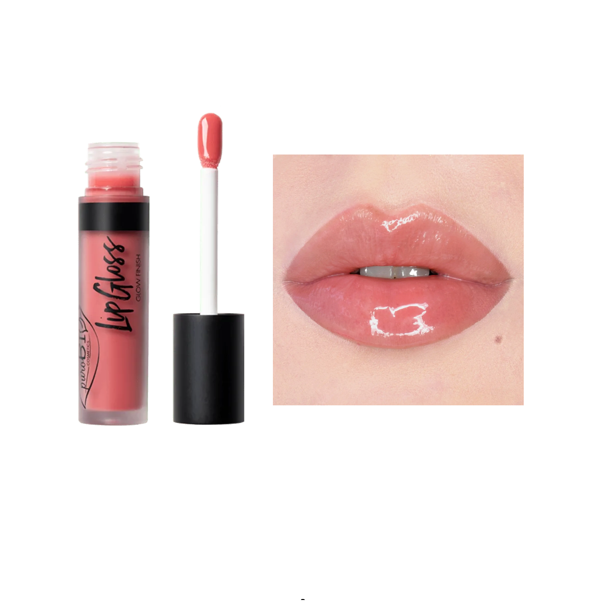 PUROBIO COSMETICS LIP GLOSS 2020 GLOW FINISH N°04 NICKEL TESTED VEGAN OK ORGANIC