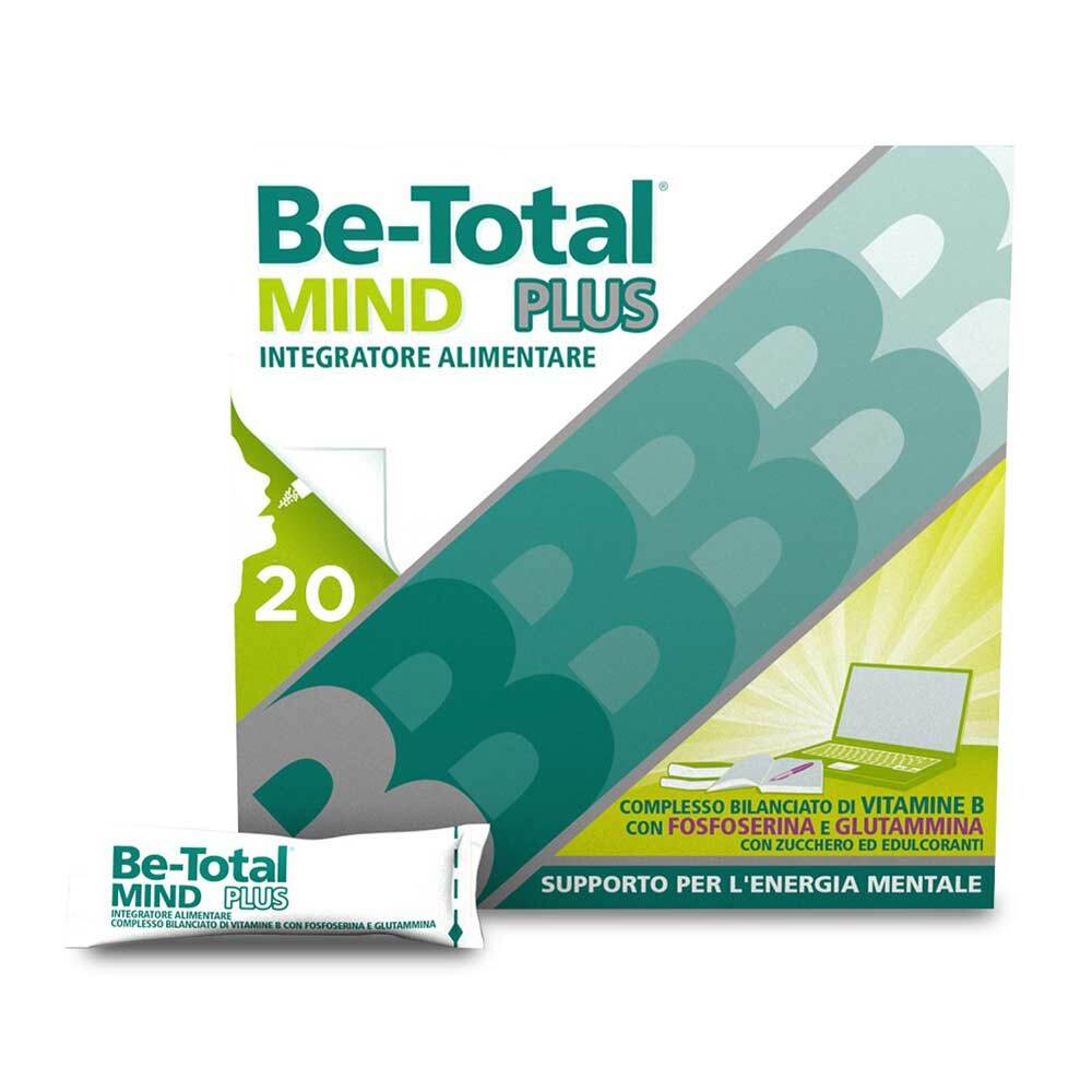 Be-Total Mind Plus Integratore Vitamina B Fosfoserina Stanchezza, 20 Bustine