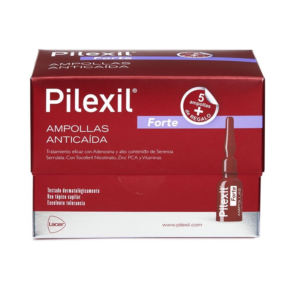 Pilexil PILEXIL FORTE fiale anti-caduta promo 15 + 5 in omaggio 20 unità unisex