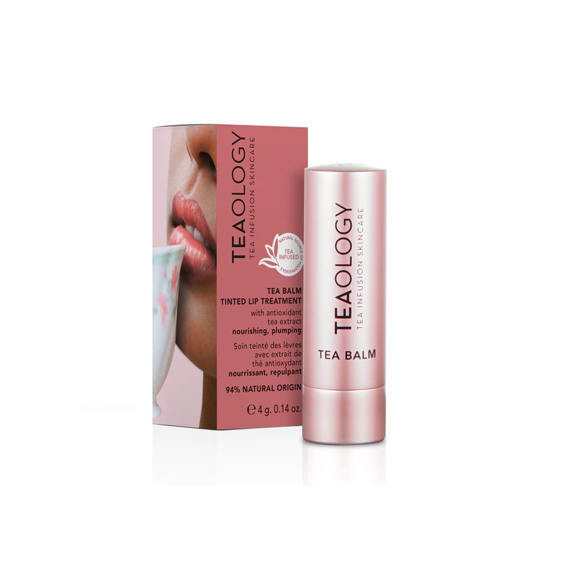 TEAOLOGY SKINCARE TEA BALM TRATTAMENTO LABBRA COLORATO IN STICK 4g ROSE TEA