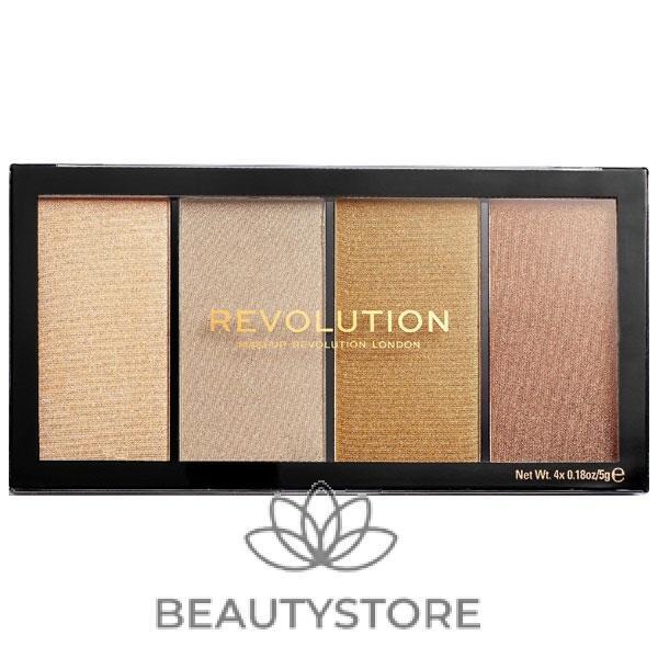 REVOLUTION PALETTE RELOADED LUSTRE LIGHTS WARM ILLUMINANTI 4 COL