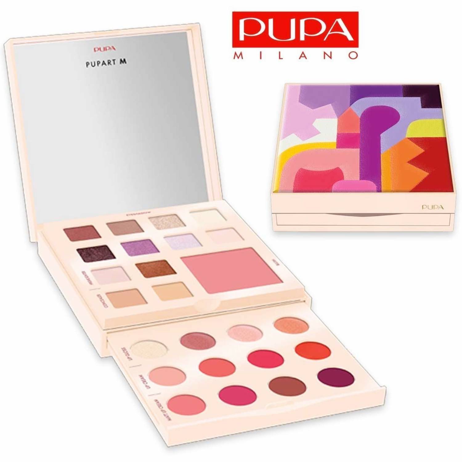 Pupa Palette Per Viso Occhi e Labbra Pupart M Atelier Ivory 001