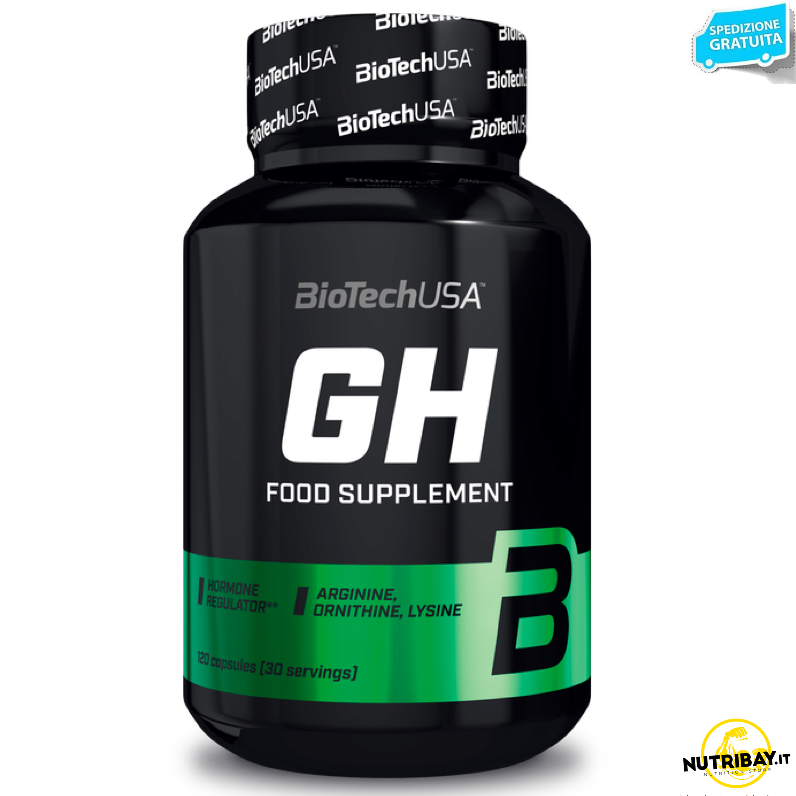 Biotech Usa Gh Hormone Regulator 120 caps AAKG  arginina ornitina e lisina