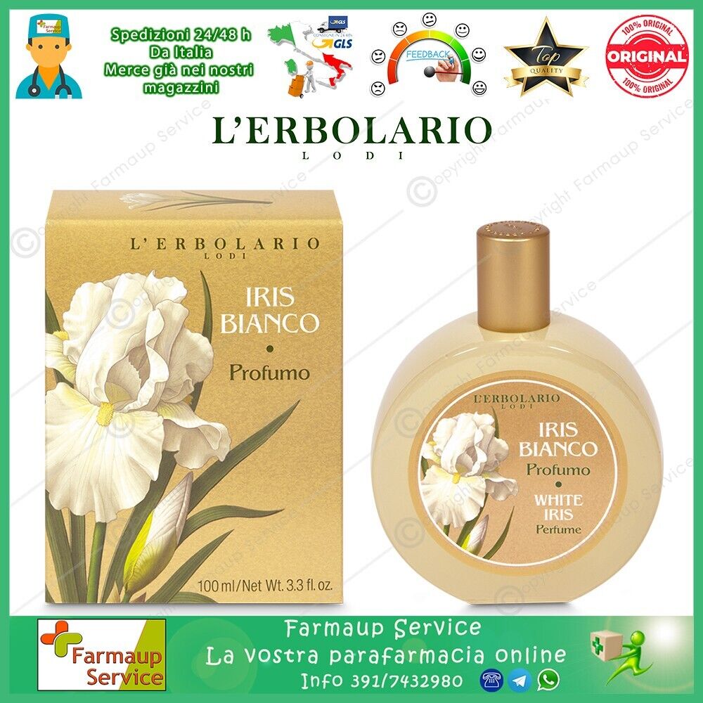 L' Erbolario Iris Bianco Profumo 100 ml