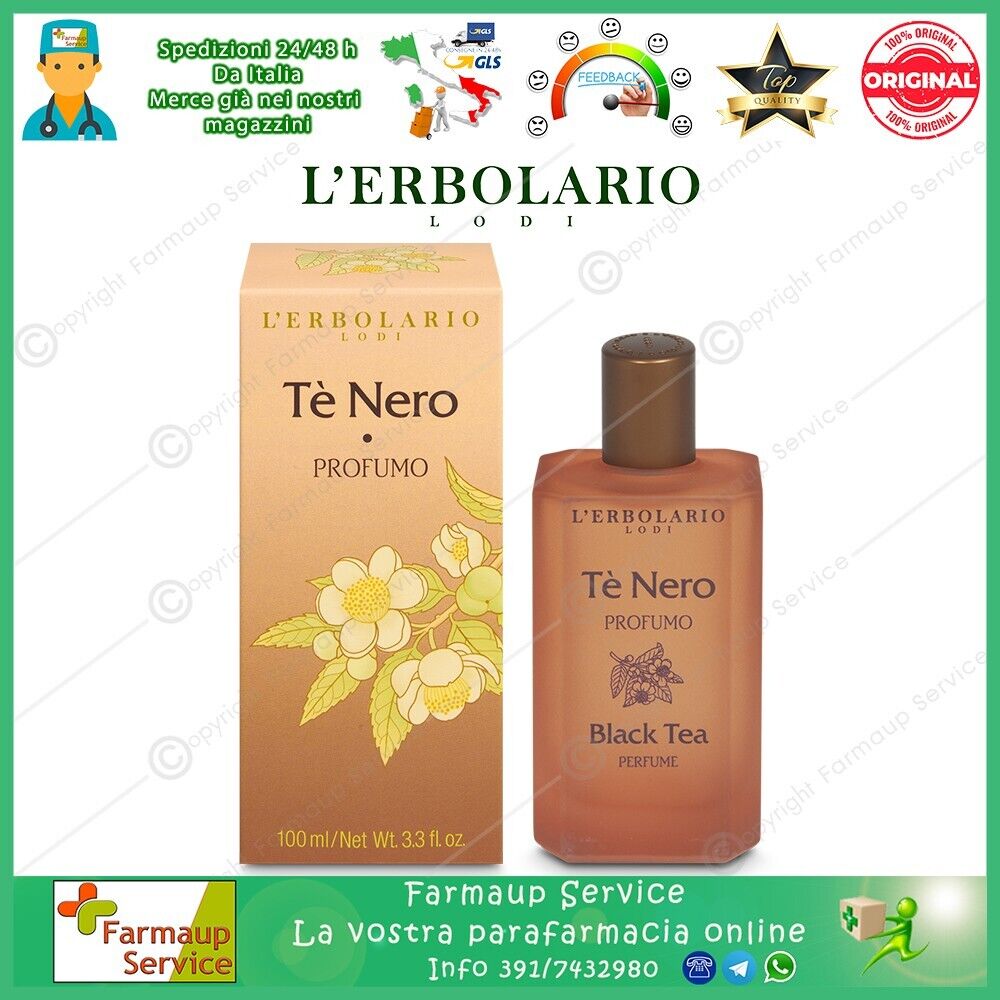 L' Erbolario Tè Nero Profumo 100 ml