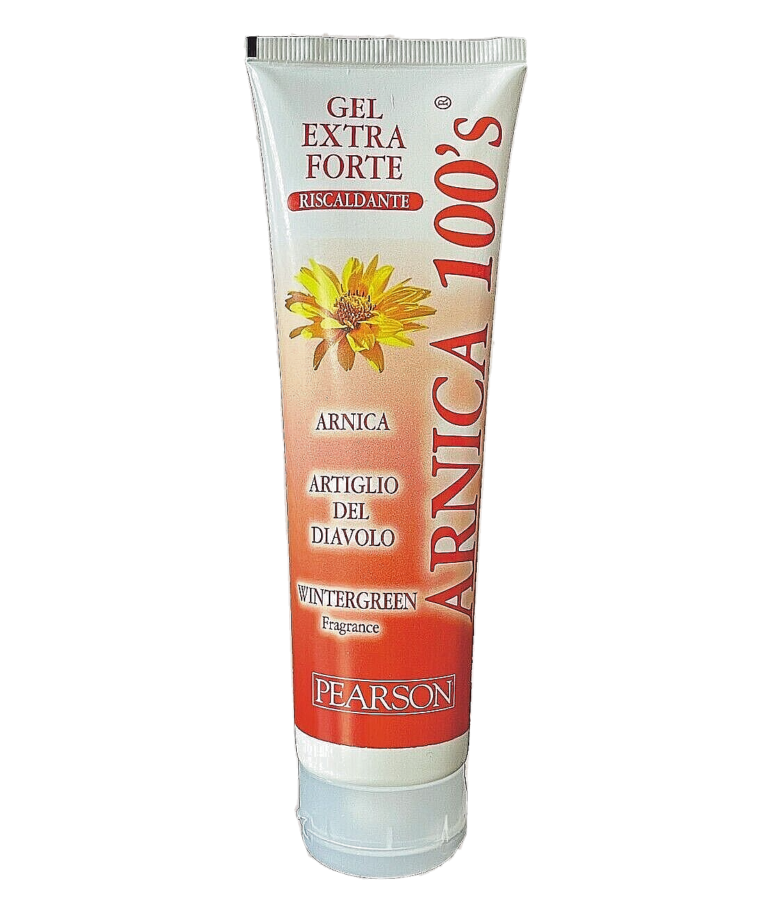Arnica Gel 100's Pearson. Gel Extra Forte Riscaldante tubetto con tappo da 150ml