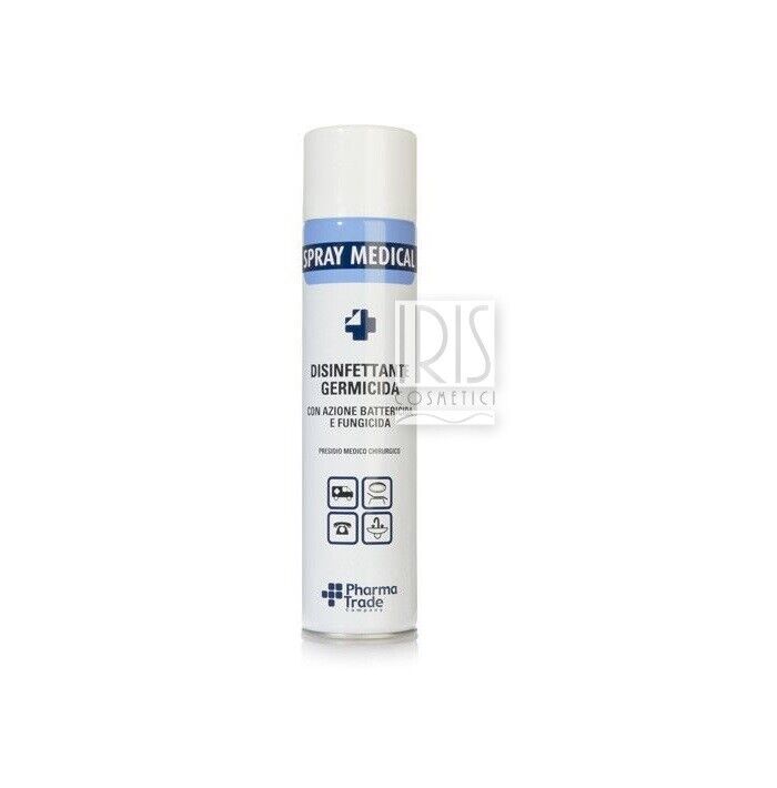 SPRAY MEDICAL DISINFETTANTE CHIRURGICO AMBIENTE OGGETTI  BATTERICIDA E FUNGICIDA
