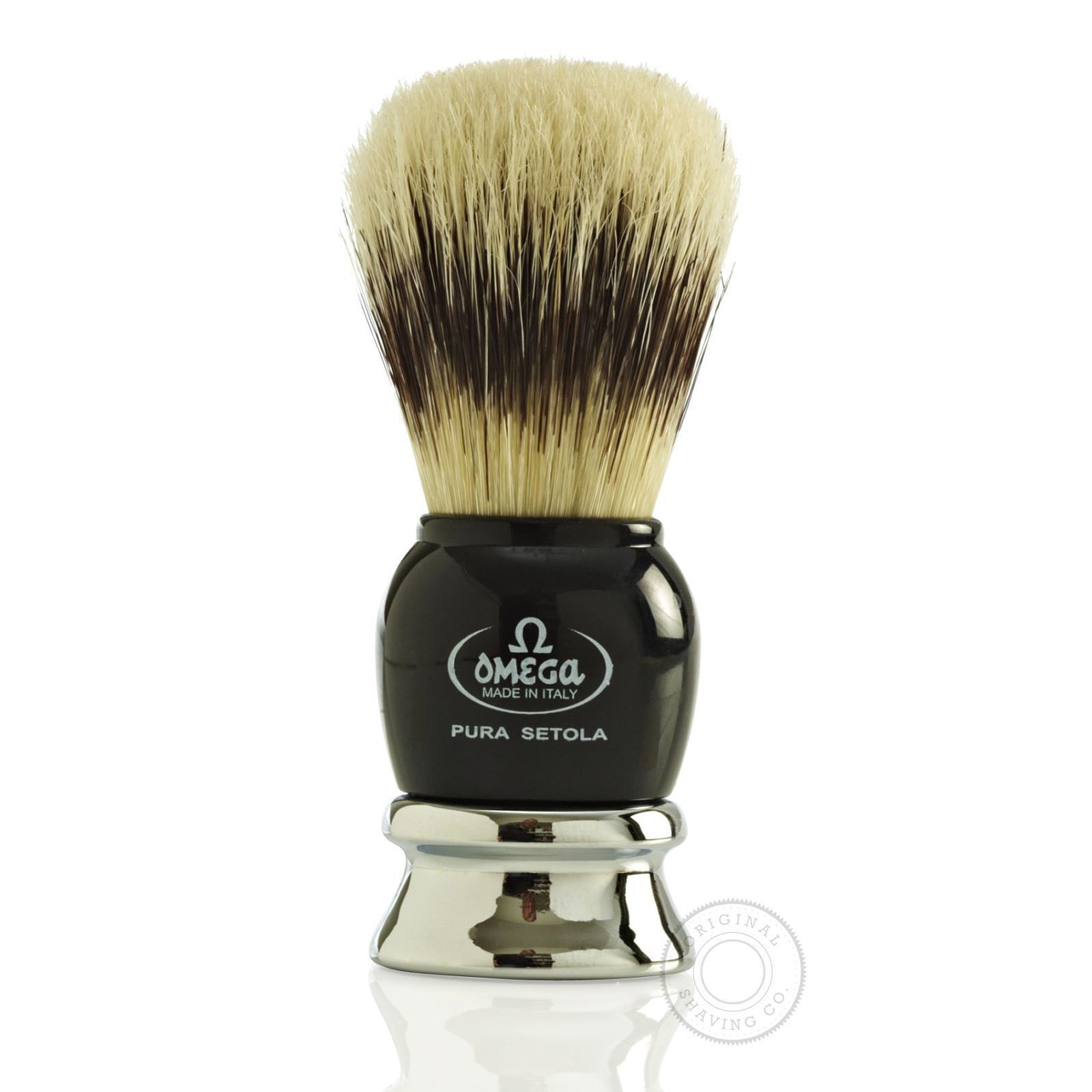 Omega 11648 Puro Setola Pennello da Barba