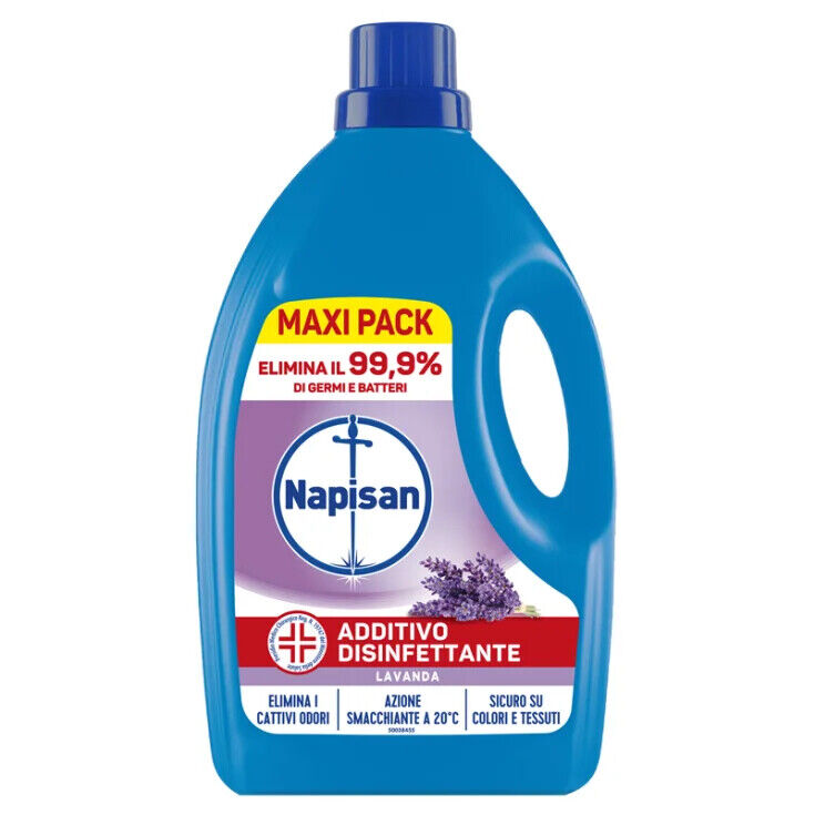 Napisan Additivo Disinfettante Liquido per Lavatrice Lavanda 2,2L
