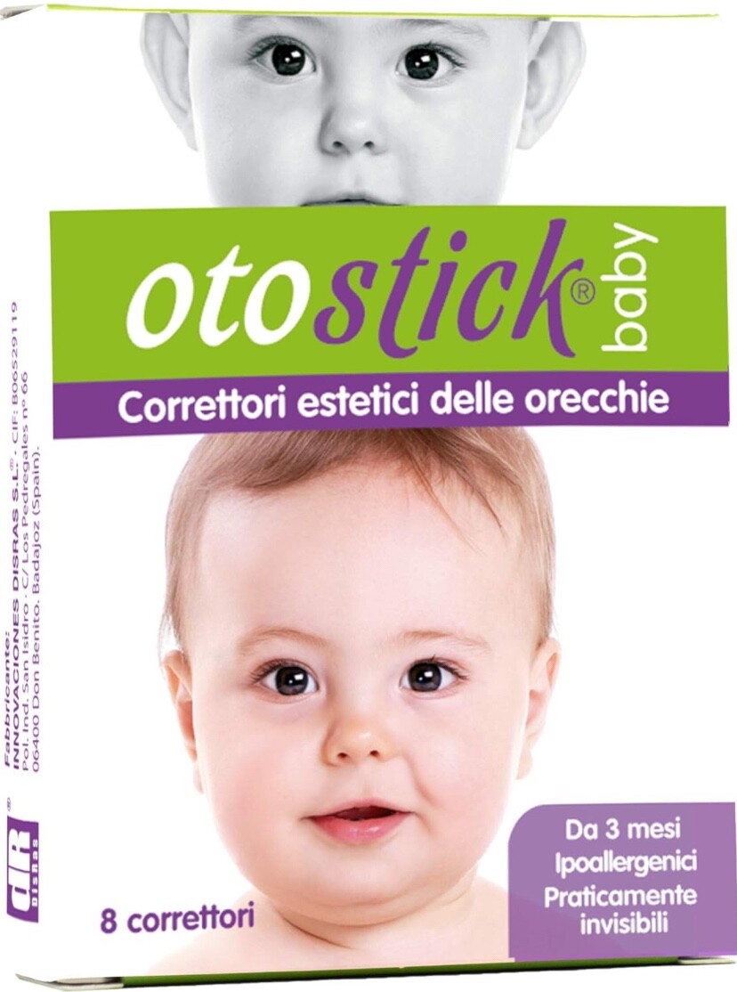 Otostick  Bambino Correttore Estetico delle Orecchie di Silicone - Trasparente