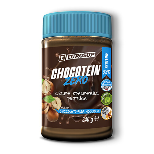 EUROSUP  chocotein zero 340gr CREMA PROTEICA spalmabile zero zuccheri e glutine