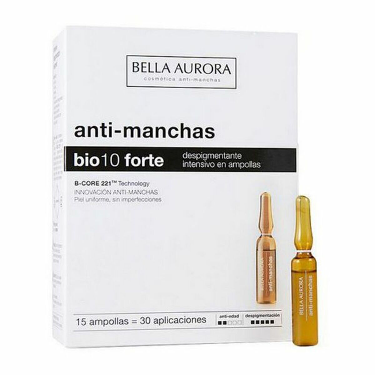 Trattamento Antimacchie Bella Aurora Bio-10 Forte [15 x 4 ml]