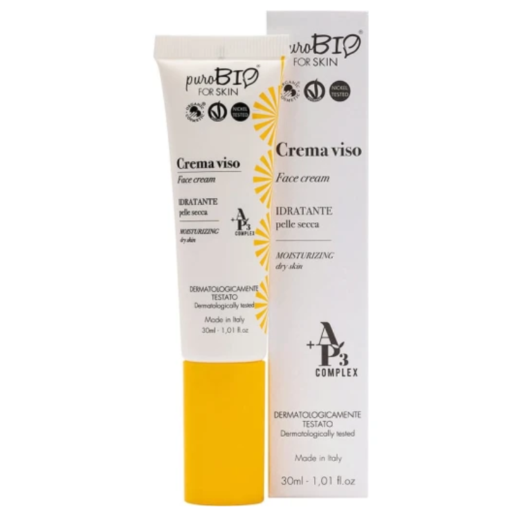 Crema Viso Idratante Pelle Secca - 30 ml - PuroBio Cosmetics